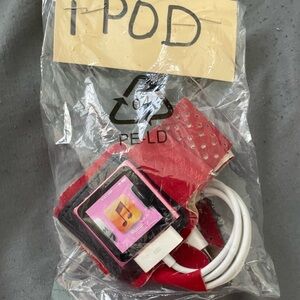 NEW 6th generation iPod Nano W/ Original Screen Cover Sticker & Manuals